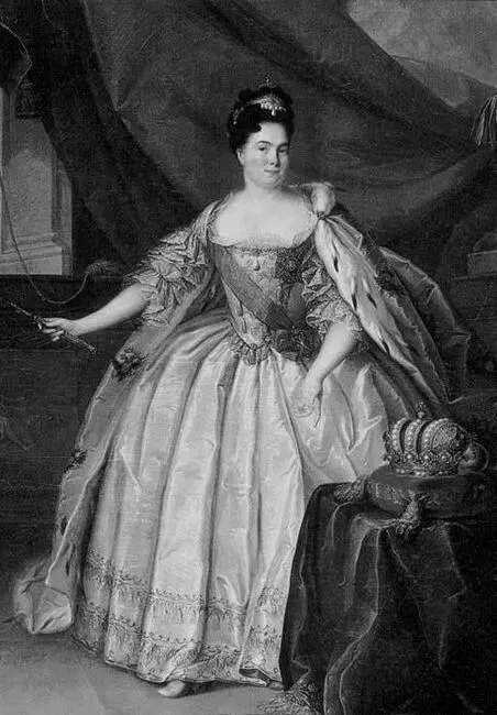Императрица Екатерина I Художник Г Бухгольц Полностью разорена была - фото 48