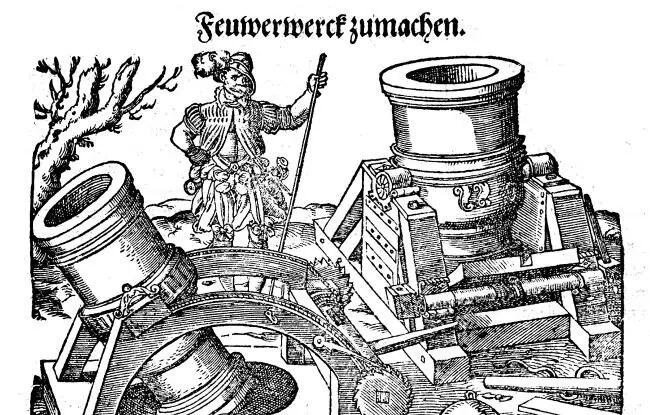 Осадные мортиры Гравюра И Аммана из книги Л Фронспергера 1573 г Упомянутая - фото 45