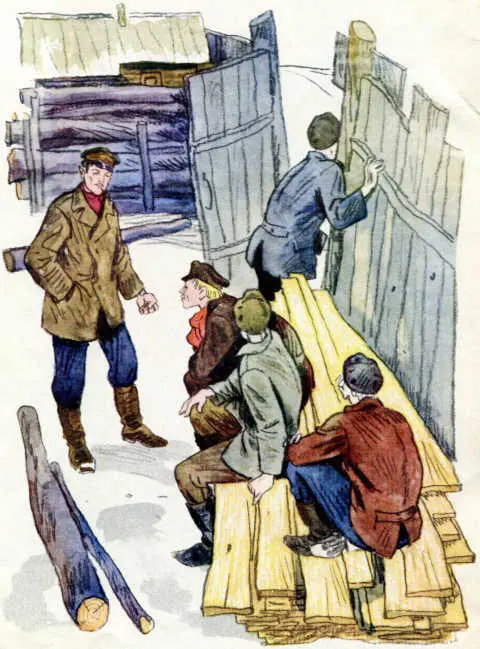 ПЕРВЫЙ БОЙ Октябрьским днём 1905 года отряд дружинников из пяти человек - фото 1