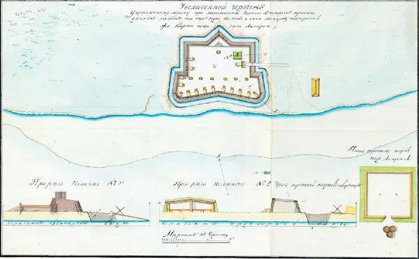 Укрепленное место при Лапоминской гавани 1801 г Из фондов РГВИА - фото 44