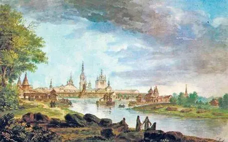 Соловецкий монастырь Холст масло Художник Жан Балтазар де ла Траверс 1780е - фото 47