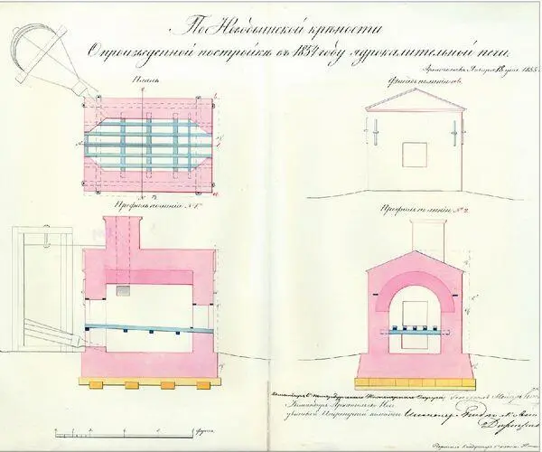 По Новодвинской крепости О произведенной постройке в 1854 г ядрокалильной - фото 58