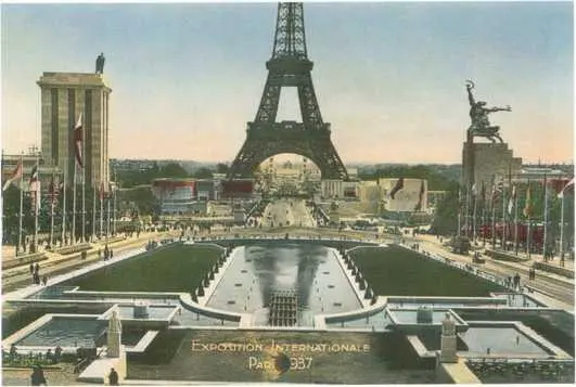 Всемирная выставка в Париже 1937 г Слева павильон Германии арх А Шпеер - фото 110