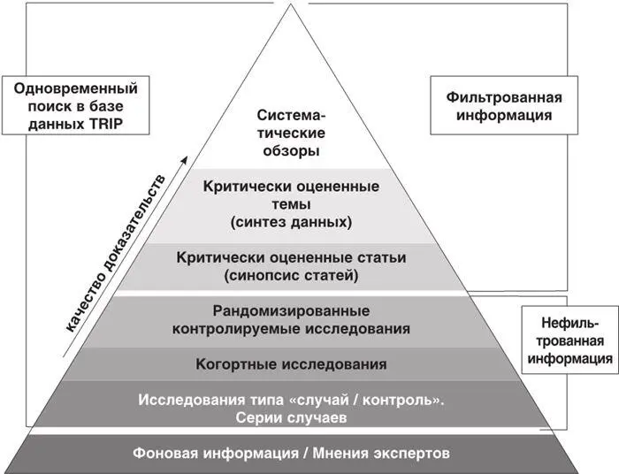Рис 1Пирамида доказательной медицины иерархия доказательств 2 - фото 4