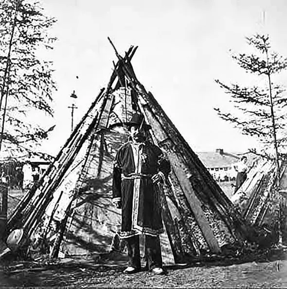 Рис 1 58 Conical wigwam Племена живущие далее к северу на территории - фото 86