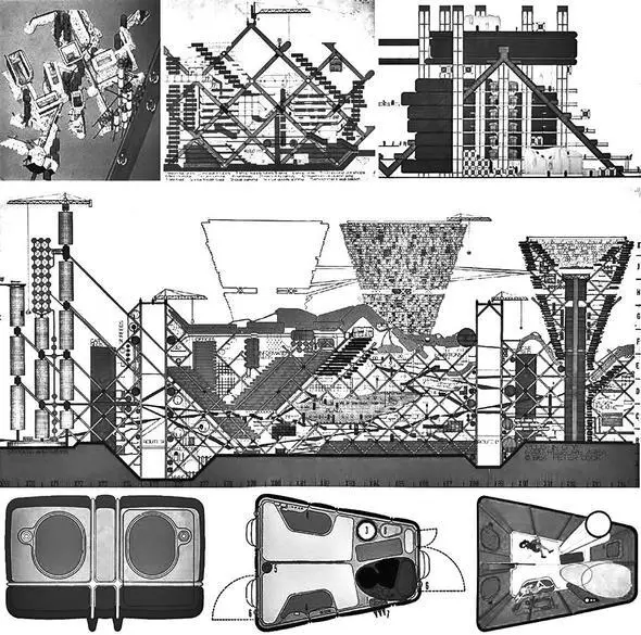 Рис 9 33 Проект Plugin City 1964 Peter Cook Объединить видения научной - фото 655