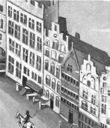 Рис 9 Фрагмент картины Рынок тканей около 1530 г запечатлел пятиэтажный дом - фото 10