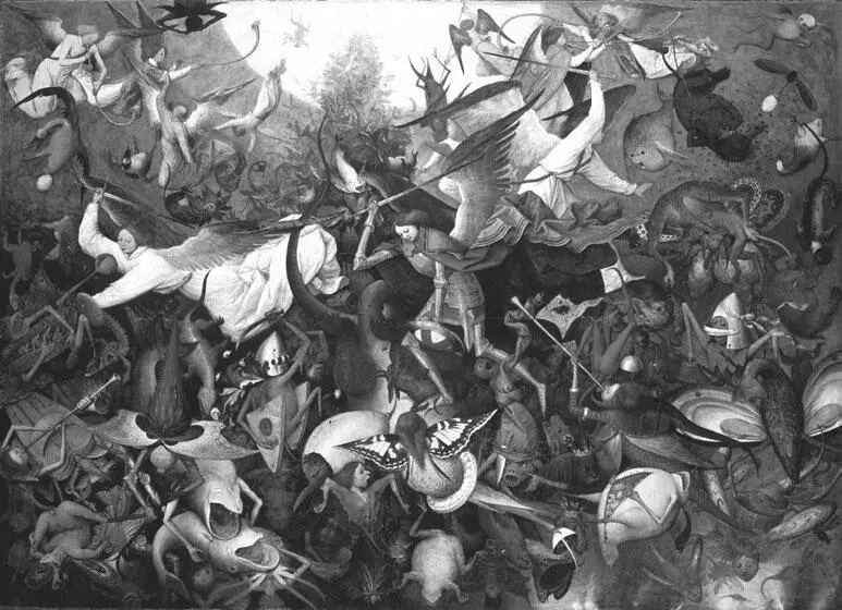 Рис 58 Восставшие ангелы терпят крах низвергаются с небес превращаются в - фото 218