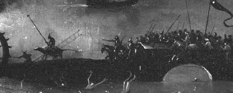Рис 54 в Апокалиптическое воинство возглавляемое чёртом сидящем на - фото 372