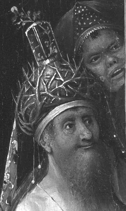 Рис 10 а Похожий на чалму шлем оплетён тёрном пародия на терновый венец - фото 396