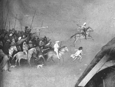 Рис 16 б в На дальнем плане разворачиваются военные действия Близится - фото 406