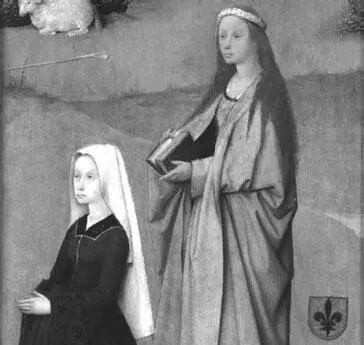 Рис 20 На левой створке изображена Агнес де Грамме жена Питера Схейве со - фото 415