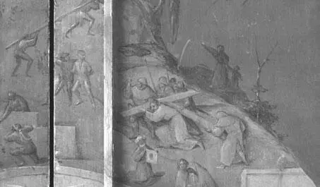 Рис 30 По центру вверху несение креста Христом подле Иисуса Вероника - фото 426
