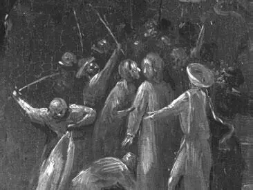 Рис 38 Фрагмент взятия под стражу где мы видим Иуду целующего Христа - фото 436