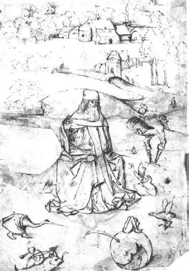 Рис 28 а Последователь Босха Святой Антоний рисунок ок 1516 г - фото 532