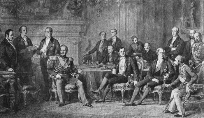 Участники Парижского конгресса 1856 года В центре граф АФ Орлов слева и - фото 3