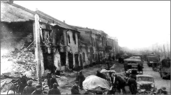 Части 129й пехотной дивизии уходят из Калинина15 декабря 1941 года - фото 49
