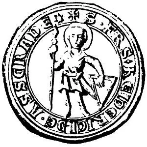 Печать комтура Ашерадена 1271 г Goetze 1854 Taf III 13 4 - фото 39