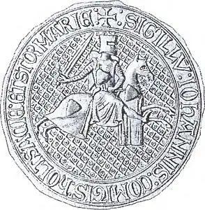 Печать Иоганна I графа Гольштейн 1263 12391247 гг LübBS VIIL S 6 - фото 56