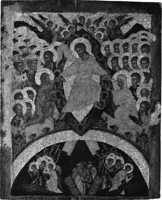 Сошествие во ад Псков XIV в Икона Сошествие во ад Воскресение - фото 134