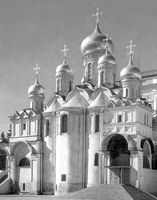 Благовещенский собор в Московском Кремле Современный вид Успенский собор - фото 193