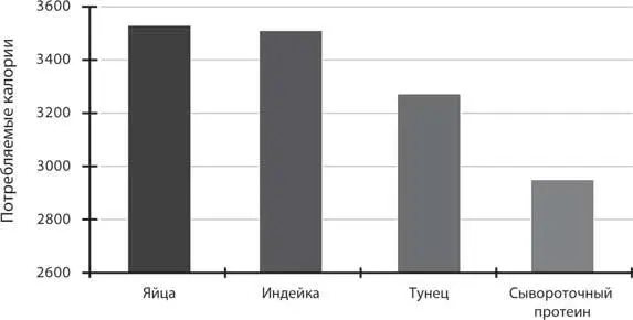 Рис 171 Потребление энергии через четыре часа после получения белка - фото 40