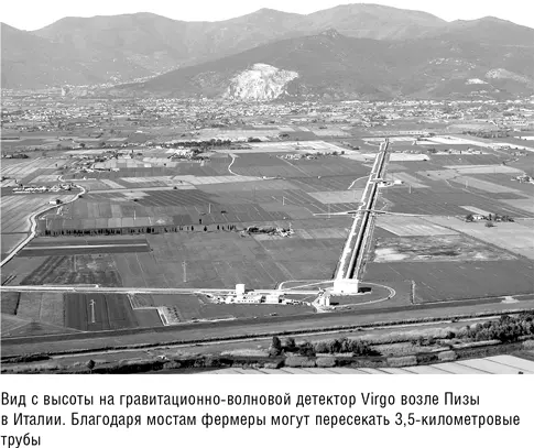 Virgo во многом похожа на LIGO только длина ее плеч 3 км вместо четырех Кроме - фото 13