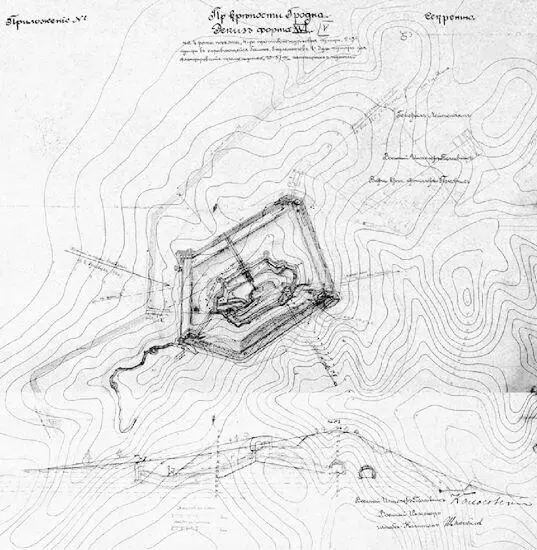 Форт IV Проект 1912 г РГВИА О темпах строительства можно судить исходя из - фото 40