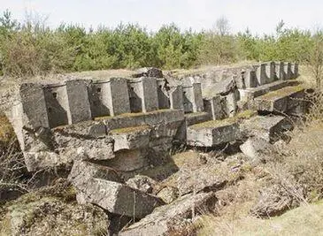 Опорный пункт литер Д Взорванный бруствер Современный вид Неизвестно - фото 65