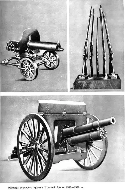 Образцы основного оружия Красной Армии 19181920 гг Бойцы Красной Армии на - фото 44