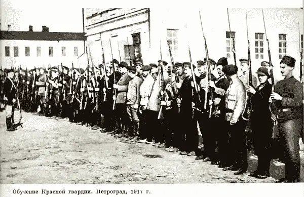 Обучение Красной гвардии Петроград 1917 г 38й РогожскоСимоновский полк - фото 10