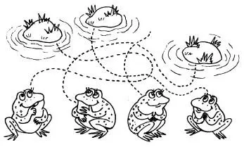 Сосчитай лягушек и кочки Помоги каждой лягушке добраться до кочки Чего - фото 17