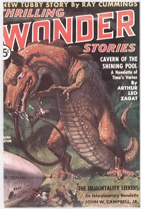 Когда земля оживала When the Earth lived Thrilling Wonder Stories 1937 - фото 3