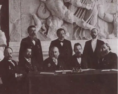 И В Цветаев слева и профессора Московского университета 1909 г Семья - фото 8