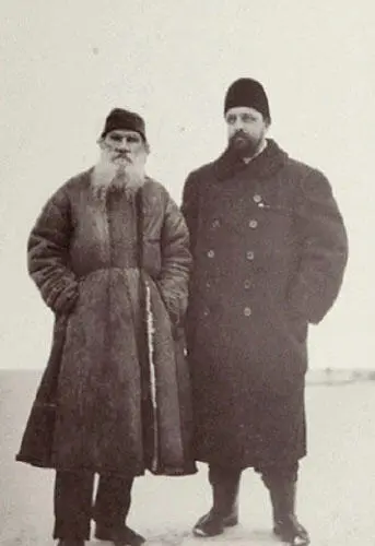 Л Н Толстой и В Г Чертков1897 г СанктПетербург Фотография В И Кривоша - фото 228