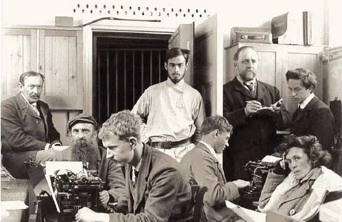 ВГ и А К Чертковы среди сотрудников издательства Свободное слово 1906 г - фото 229