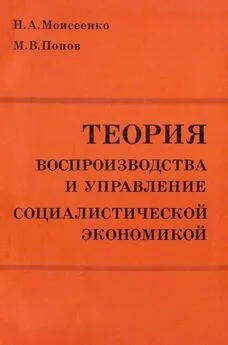 Михаил Попов - Теория воспроизводства и управление социалистической экономикой