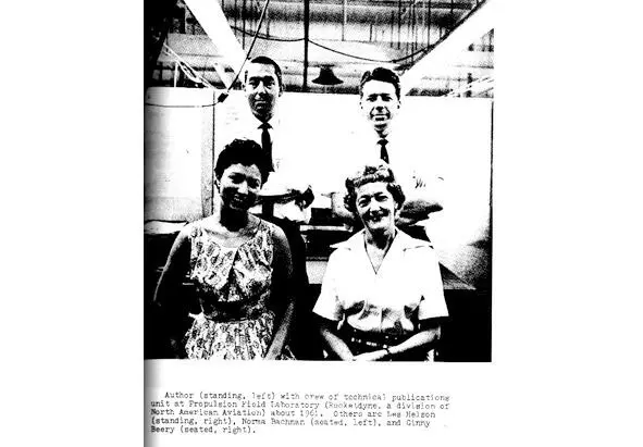 Фотография сотрудников Рокетдайн Автор стоит слева с папками технической - фото 18