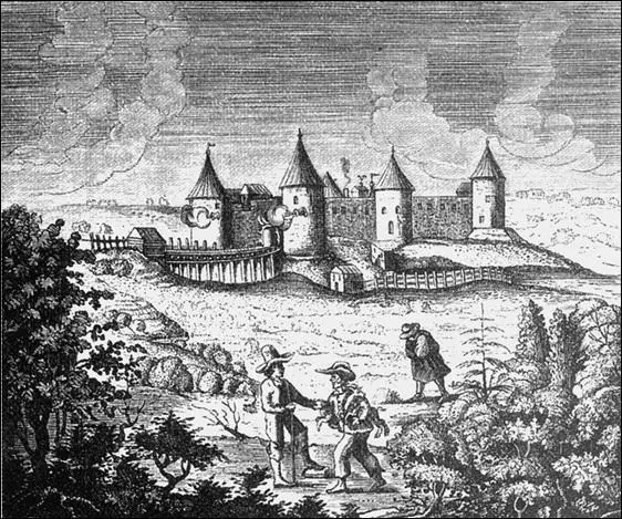 Крепость Копорье С гравюры XVII в На Копорской горе еще в начале XIII в - фото 45