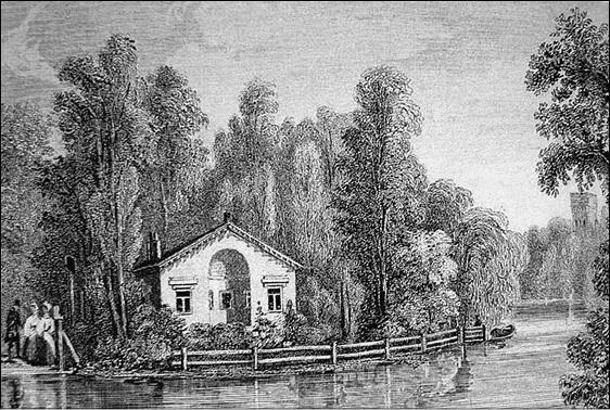 Детский остров в Александровском парке Литография К Кольмана 1820е гг Вне - фото 88