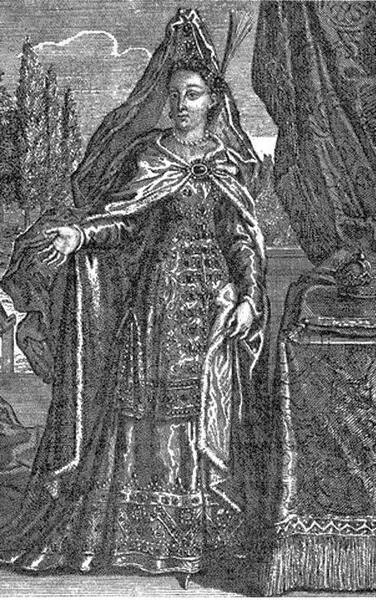 Софья Алексеевна в европейском платье Гравюра Боннара 1685 г Тем не менее - фото 16