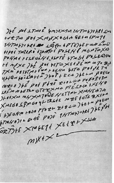 Тайнописное послание царевны Софьи свету моему братцу Васеньке В В - фото 25