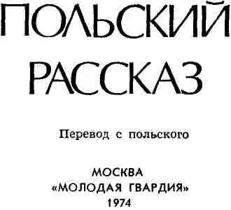 ПОЛЬСКИЙ РАССКАЗ ЗА ТРИДЦАТЬ ЛЕТ Жизнеспособная литература всегда разделяет - фото 2