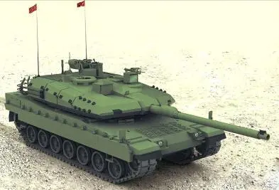 ОБТ Алтай Турция Экипаж 4 чел Боевой вес 65 т Вооружение пушка - фото 290