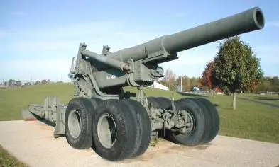 203мм БГ M115 США Расчет 14 чел Боевой вес 134 т Дальность стрельбы - фото 322