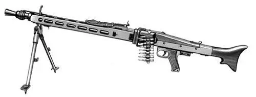762мм MG3 Германия Длинна 1225 мм Масса снаряженного 116 кг Емкость - фото 358