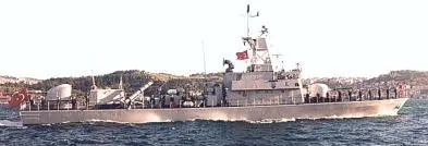 РКА типа Йылдыз пр FPB57 Тур Водоизмещение 433 т Размеры - фото 373