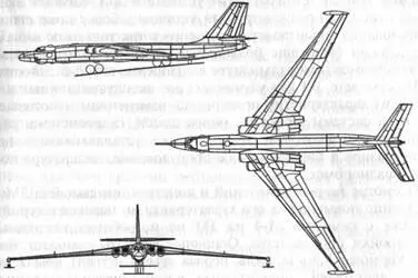 Рис 145 Схема дальнего бомбардировщика ЗМ Самолет ЗМ являлся модификацией - фото 139