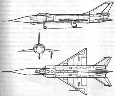 Рис 176 Схема самолета Т58Д3 Фюзеляж самолета Су15 рис 177 - фото 170