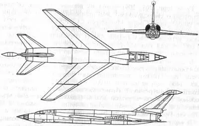 Рис 209 Схема самолета Ту98 Шасси трехопорное с носовой двухколесной - фото 205